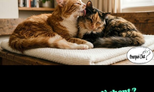 Pourquoi tes chats se lèchent ?