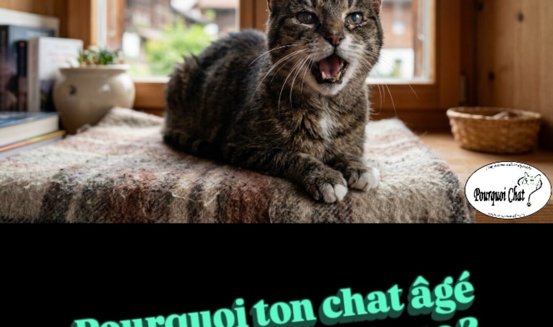 Pourquoi ton chat senior devient-il si bavard ?