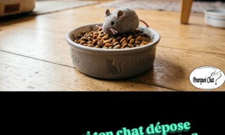 Pourquoi ton chat dépose ses jouets dans sa gamelle ?