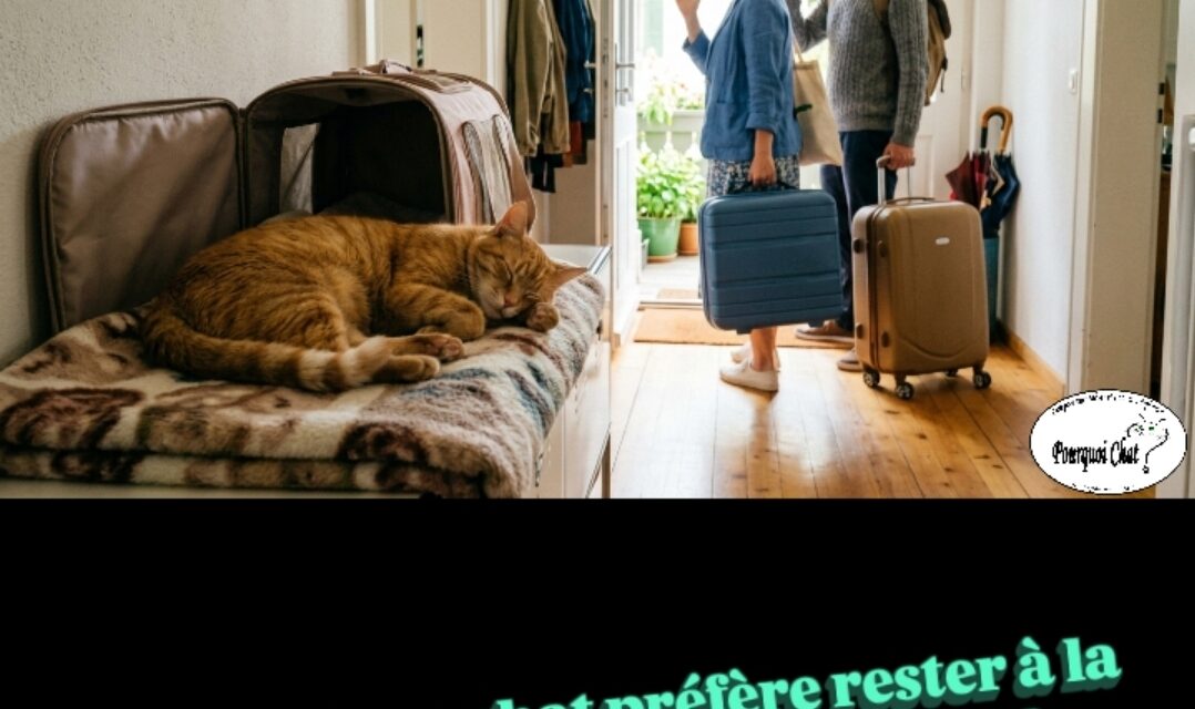 Pourquoi ton chat préfère rester à la maison pendant les vacances ?