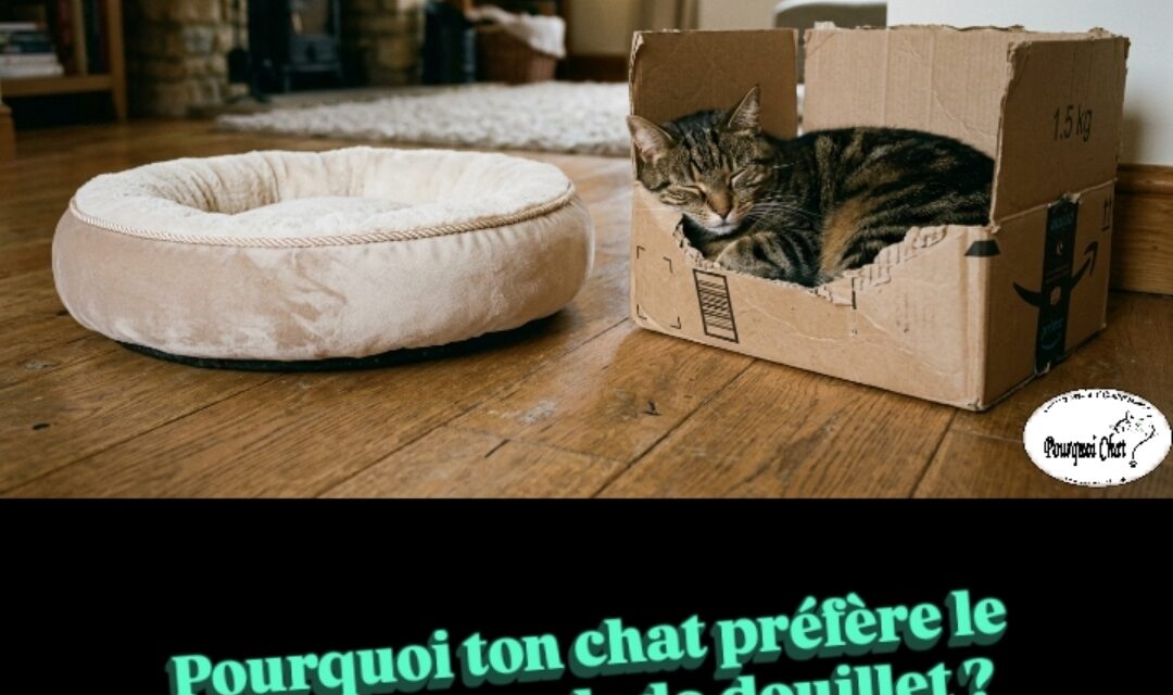 Pourquoi ton chat préfère le carton à son dodo douillet ? 📦🐈