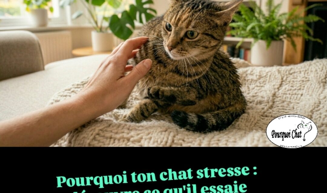 Pourquoi ton chat stresse ? 🐾