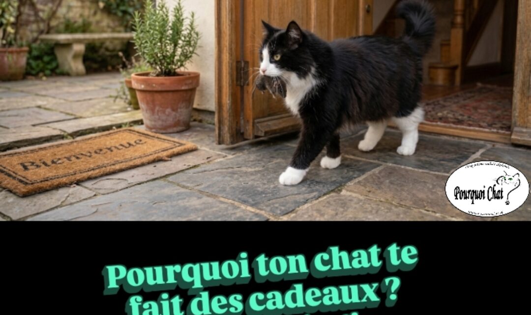 Pourquoi ton chat te fait des cadeaux ? 🐭🎁