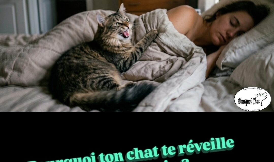 Pourquoi ton chat te réveille à 4h du matin ?