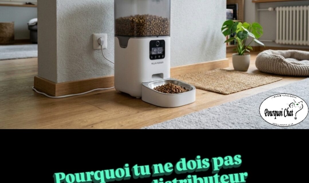 Pourquoi tu ne dois pas lui offrir un distributeur de croquettes ?