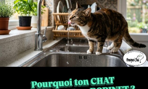 Pourquoi ton chat préfère boire au robinet ? 🚰🐱