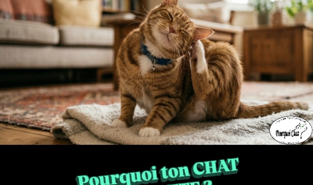Pourquoi ton chat se gratte ? 🐱🩹